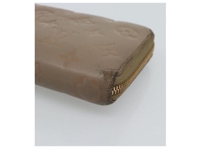 LOUIS VUITTON Zippy Wallet Monogram Emboss Long Wallet Beige M81511 Auth 192854 - Ansicht 7