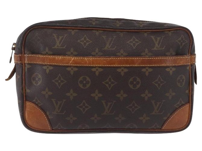 LOUIS VUITTON Monogram Compiegne 28 Clutch Bag M51845 LV Auth BA14316 Monogramma - vista 13