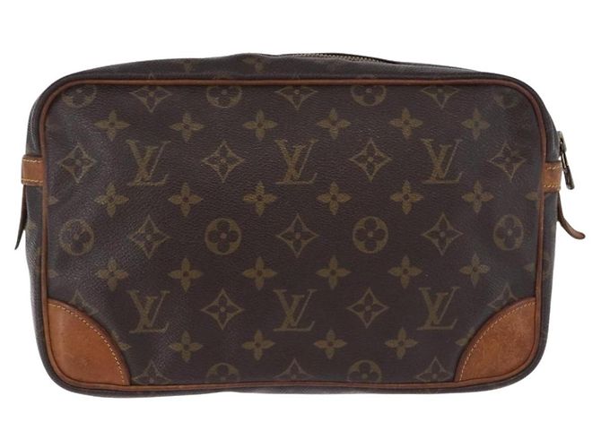 LOUIS VUITTON Monogram Compiegne 28 Clutch Bag M51845 LV Auth BA14316 Monogramma - vista 2