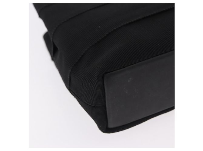 Borsa a mano Salvatore Ferragamo in tela nero e oro Auth bs36090A D'oro - vista 16