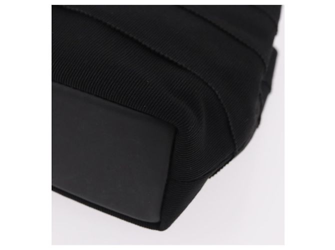 Borsa a mano Salvatore Ferragamo in tela nero e oro Auth bs36090A D'oro - vista 9