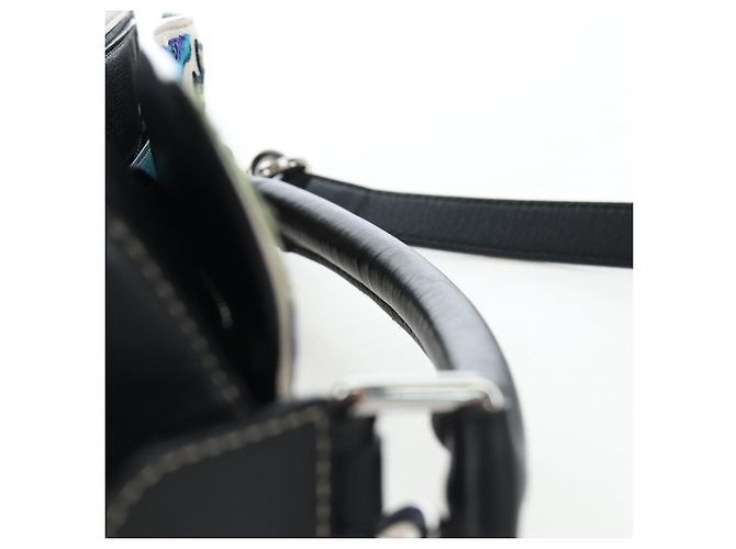 Borsa Puzzle LOEWE in pelle Collaborazione William De Morgan 2way Auth 191481SM Nero Argento - vista 14