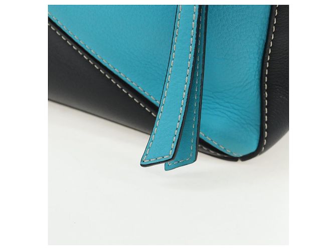 Borsa Puzzle LOEWE in pelle Collaborazione William De Morgan 2way Auth 191481SM Nero Argento - vista 21
