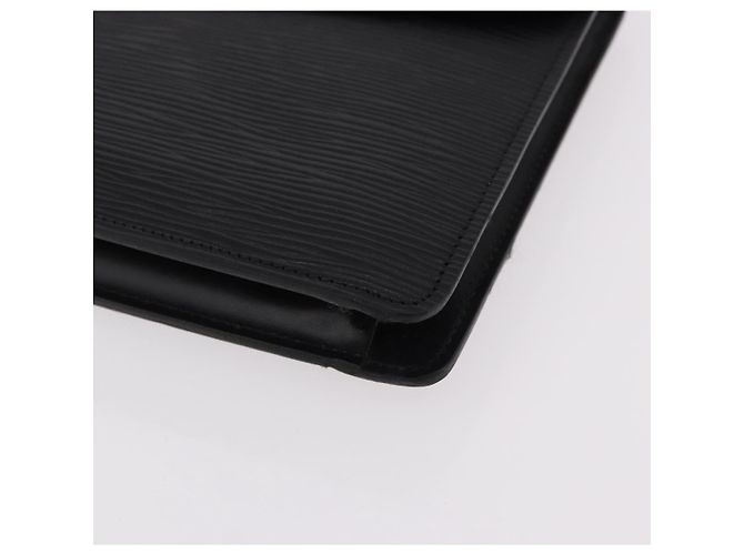 LOUIS VUITTON Epi Montaigne 27 Clutch Bag Black M52652 LV Auth 192045 Nero - vista 14