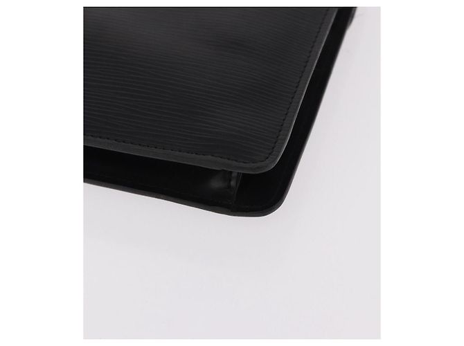 LOUIS VUITTON Epi Montaigne 27 Clutch Bag Black M52652 LV Auth 192045 Nero - vista 16