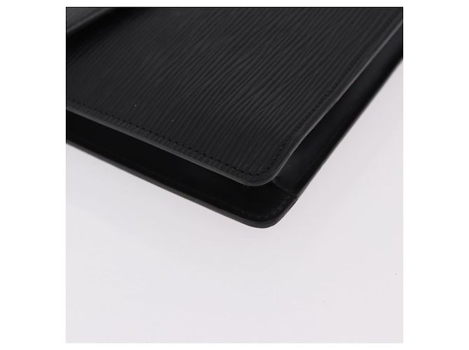 LOUIS VUITTON Epi Montaigne 27 Clutch Bag Black M52652 LV Auth 192045 Nero - vista 7