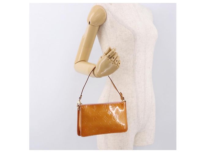 LOUIS VUITTON Monogram Vernis Lexington Accessoire Tasche Rose LV Auth 191776 Braun - Ansicht 20