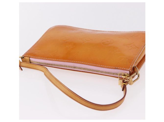 LOUIS VUITTON Monogram Vernis Lexington Accessoire Tasche Rose LV Auth 191776 Braun - Ansicht 6