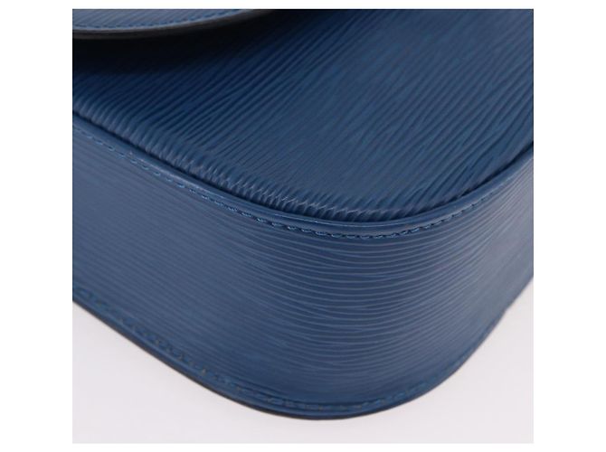 LOUIS VUITTON Epi Saint Cloud GM Shoulder Bag Toledo Blue M52195 Auth ep15098A - vista 14