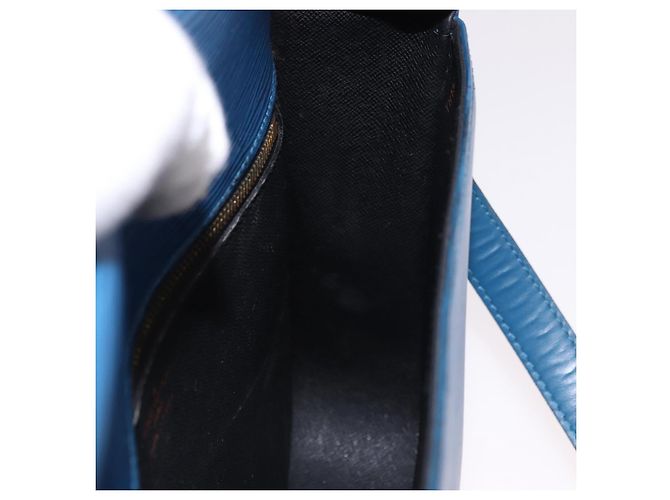 LOUIS VUITTON Epi Saint Cloud GM Shoulder Bag Toledo Blue M52195 Auth ep15098A - vista 21