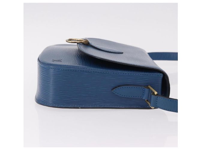 LOUIS VUITTON Epi Saint Cloud GM Shoulder Bag Toledo Blue M52195 Auth ep15098A - vista 3