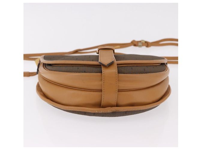 Borsa a Spalla SAINT LAURENT PVC Canvas Beige Oro Auth bs36115 D'oro - vista 5