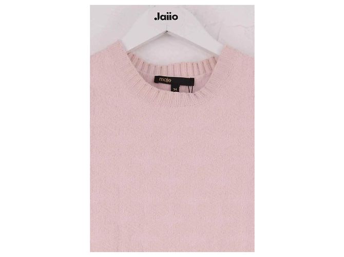 Vestido Maje de cachemira rosa XS - vista 2