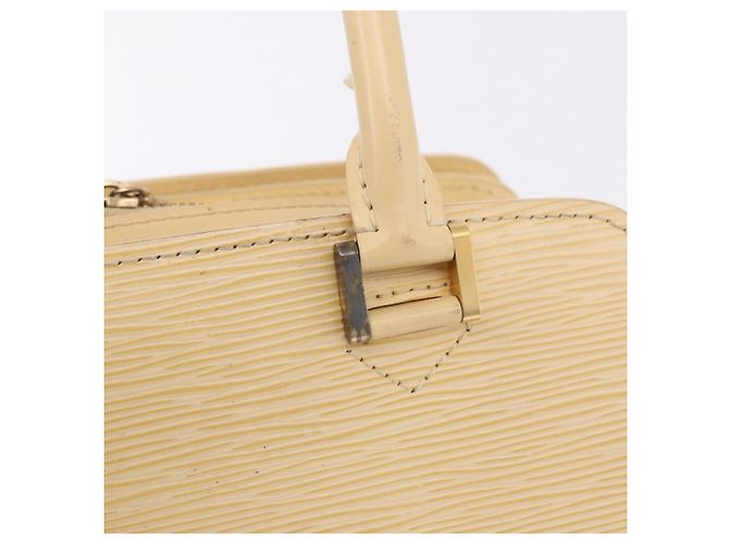 Borsa LOUIS VUITTON Epi Pont Neuf Vanilla Cream M5205A LV Auth 192099 Crudo - vista 18