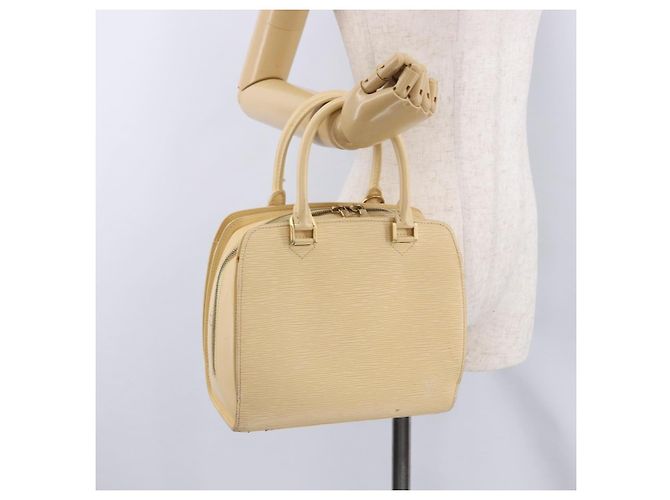 Borsa LOUIS VUITTON Epi Pont Neuf Vanilla Cream M5205A LV Auth 192099 Crudo - vista 26