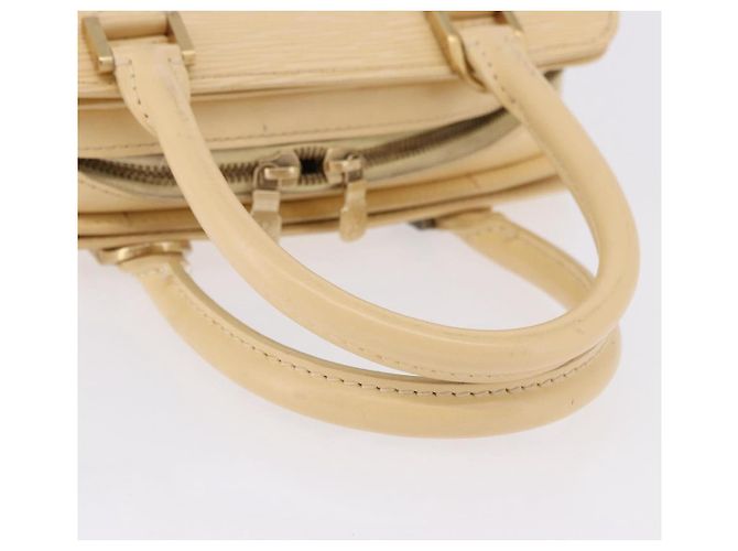 Borsa LOUIS VUITTON Epi Pont Neuf Vanilla Cream M5205A LV Auth 192099 Crudo - vista 8