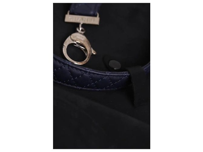Collana Chanel lanyard blu navy - vista 3