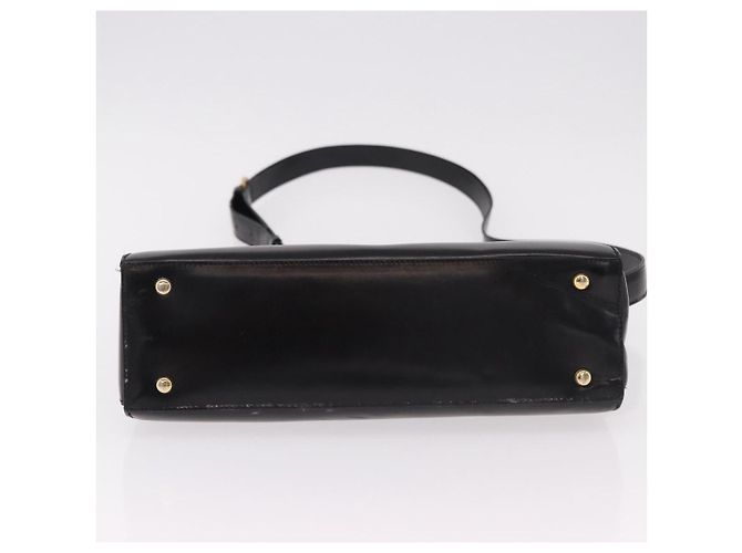 Céline Borsa a tracolla CELINE in pelle nera e oro Auth bs36066A Nero D'oro - vista 5
