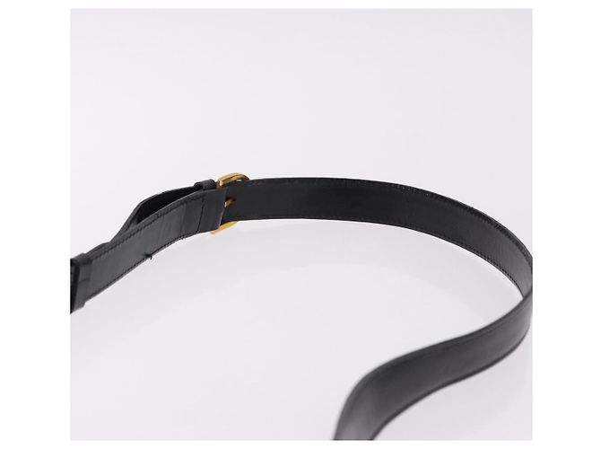 Céline Borsa a tracolla CELINE in pelle nera e oro Auth bs36066A Nero D'oro - vista 8