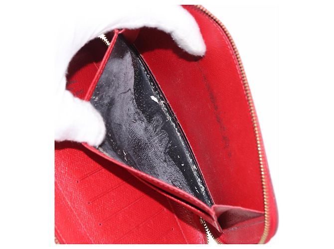 LOUIS VUITTON Epi Agenda Geod Wallet Red M63877 LV Auth 191385 Rosso - vista 10