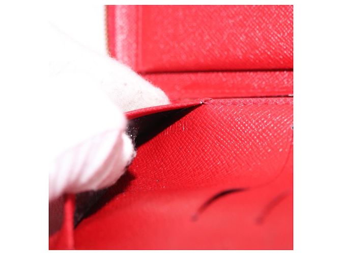 LOUIS VUITTON Epi Agenda Geod Wallet Red M63877 LV Auth 191385 Rosso - vista 12