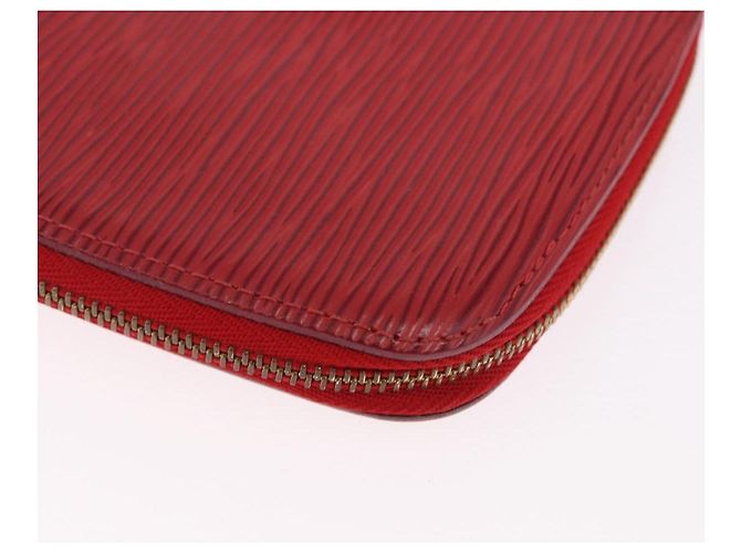 LOUIS VUITTON Epi Agenda Geod Wallet Red M63877 LV Auth 191385 Rosso - vista 15