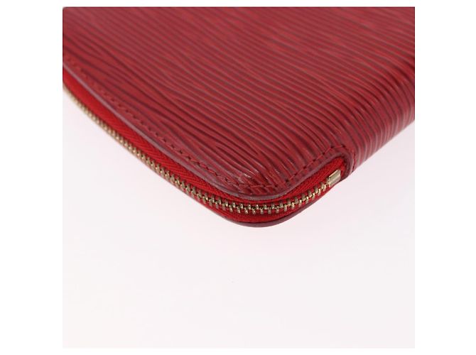 LOUIS VUITTON Epi Agenda Geod Wallet Red M63877 LV Auth 191385 Rosso - vista 16