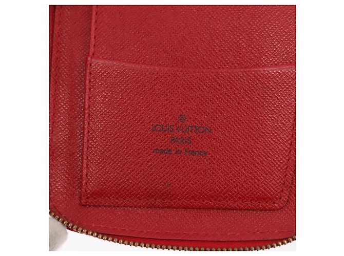 LOUIS VUITTON Epi Agenda Geod Wallet Red M63877 LV Auth 191385 Rosso - vista 17