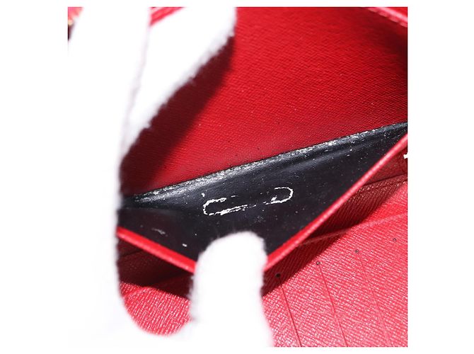 LOUIS VUITTON Epi Agenda Geod Wallet Red M63877 LV Auth 191385 Rosso - vista 18