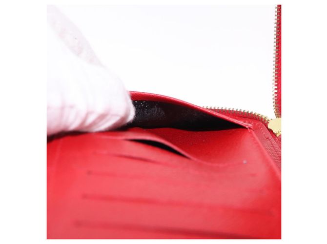 LOUIS VUITTON Epi Agenda Geod Wallet Red M63877 LV Auth 191385 Rosso - vista 19