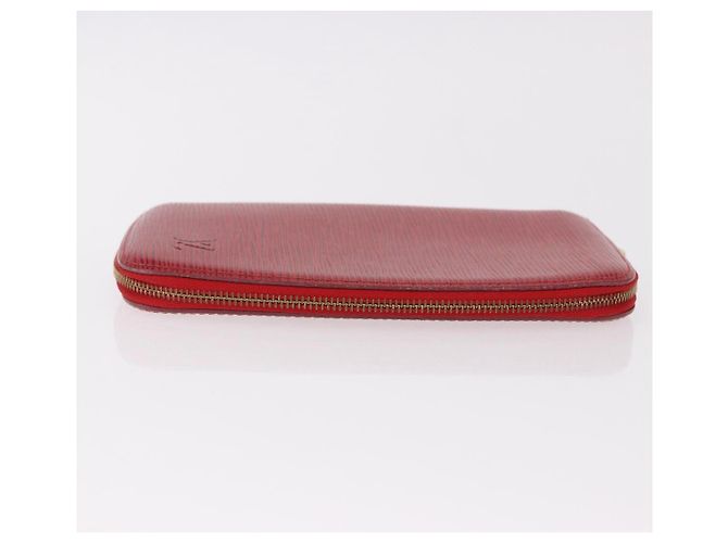 LOUIS VUITTON Epi Agenda Geod Wallet Red M63877 LV Auth 191385 Rosso - vista 3