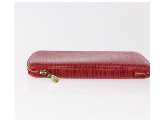 LOUIS VUITTON Epi Agenda Geod Wallet Red M63877 LV Auth 191385 Rosso - vista 4