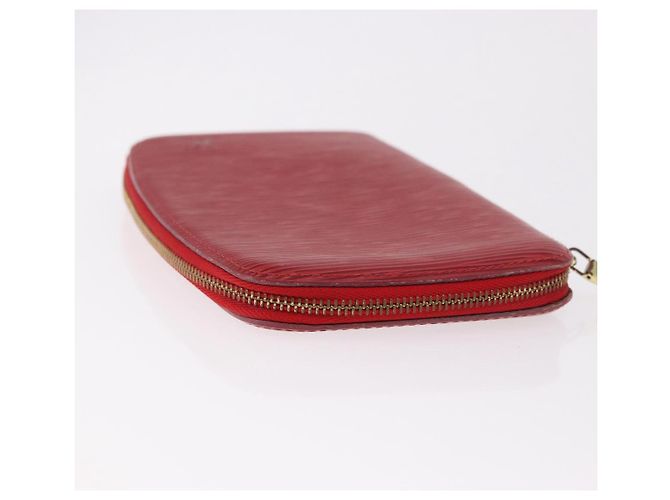 LOUIS VUITTON Epi Agenda Geod Wallet Red M63877 LV Auth 191385 Rosso - vista 5