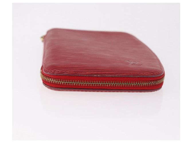 LOUIS VUITTON Epi Agenda Geod Wallet Red M63877 LV Auth 191385 Rosso - vista 6