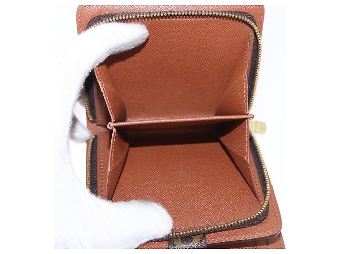 LOUIS VUITTON Monogram Compact Zip Wallet M61667 LV Auth 193020A Monogramma - vista 11
