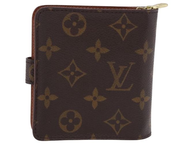 LOUIS VUITTON Monogram Compact Zip Wallet M61667 LV Auth 193020A Monogramma - vista 2