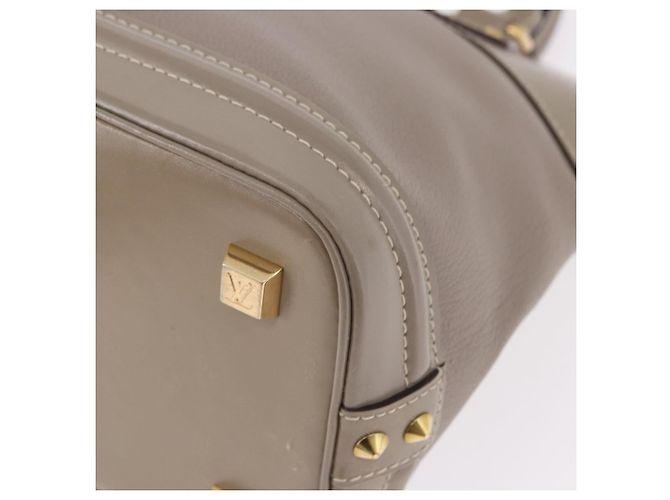 LOUIS VUITTON Suhari Lockit PM Hand Bag Gray M91790 LV Auth fm5402A Marrone - vista 15