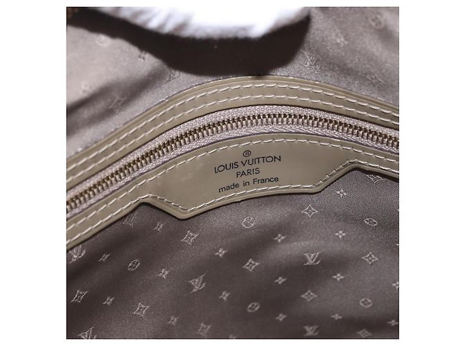 LOUIS VUITTON Suhari Lockit PM Hand Bag Gray M91790 LV Auth fm5402A Marrone - vista 20