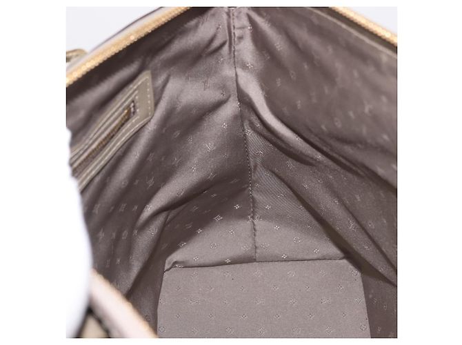 LOUIS VUITTON Suhari Lockit PM Hand Bag Gray M91790 LV Auth fm5402A Marrone - vista 21