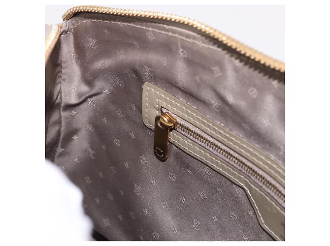 LOUIS VUITTON Suhari Lockit PM Hand Bag Gray M91790 LV Auth fm5402A Marrone - vista 23