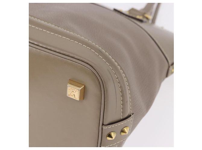 LOUIS VUITTON Suhari Lockit PM Hand Bag Gray M91790 LV Auth fm5402A Marrone - vista 9