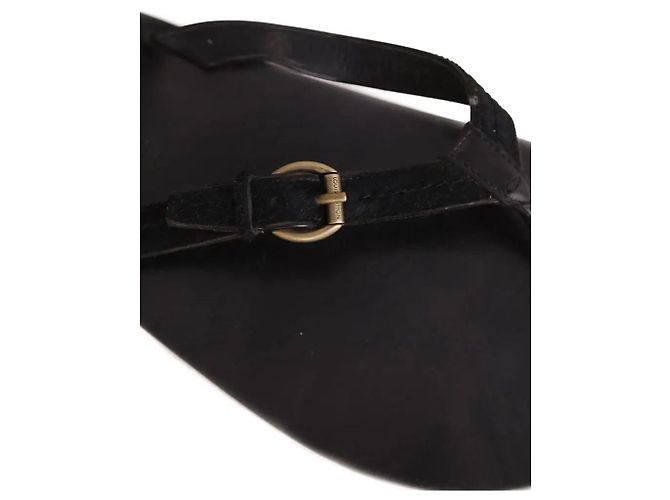 Sandali Louis Vuitton in pelle nera Uomo Taglia 43 Nero - vista 5