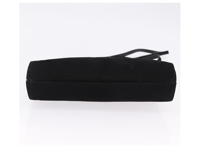 Borsa a tracolla Salvatore Ferragamo Vala in scamosciato nero e oro Auth ka5242 D'oro - vista 5