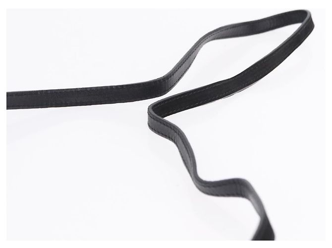Borsa a tracolla Salvatore Ferragamo Vala in scamosciato nero e oro Auth ka5242 D'oro - vista 8