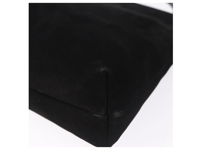 Borsa a tracolla Salvatore Ferragamo Vala in scamosciato nero e oro Auth ka5242 D'oro - vista 9