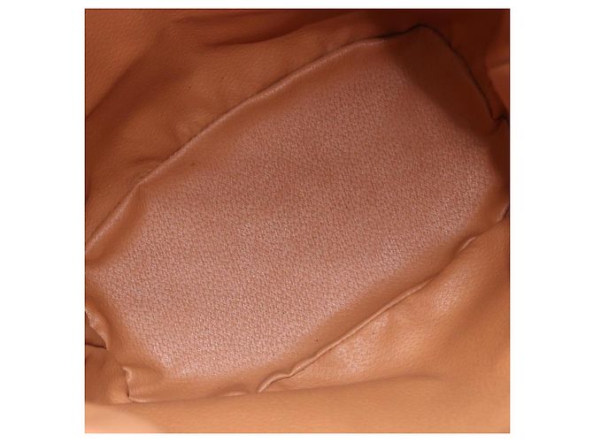 Céline Borsa a tracolla CELINE Macadam Canvas PVC Pelle Marrone Oro Auth bs36063 D'oro - vista 11