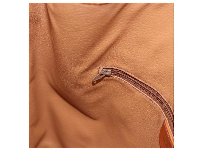 Céline Borsa a tracolla CELINE Macadam Canvas PVC Pelle Marrone Oro Auth bs36063 D'oro - vista 20