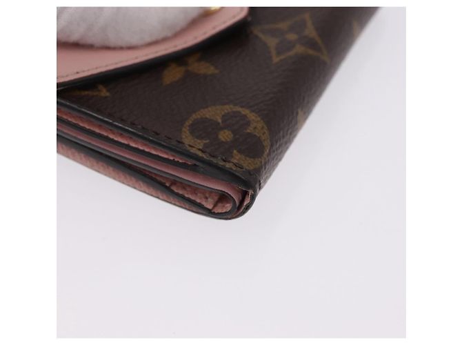 LOUIS VUITTON Monogram Portefeuille Zoe Wallet Pink M62933 LV Auth BA14404 Rosa Monogramma - vista 7