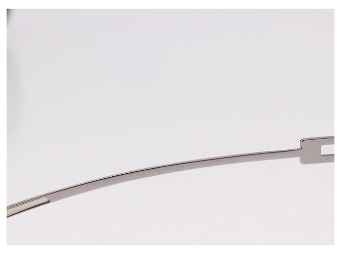 Gafas de sol GUCCI Rimless Metal Silver Light Blue Auth SW2615V Plata Azul claro - vista 12