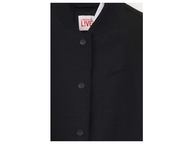 Giacca Bomber Lacoste Nera Nero - vista 2